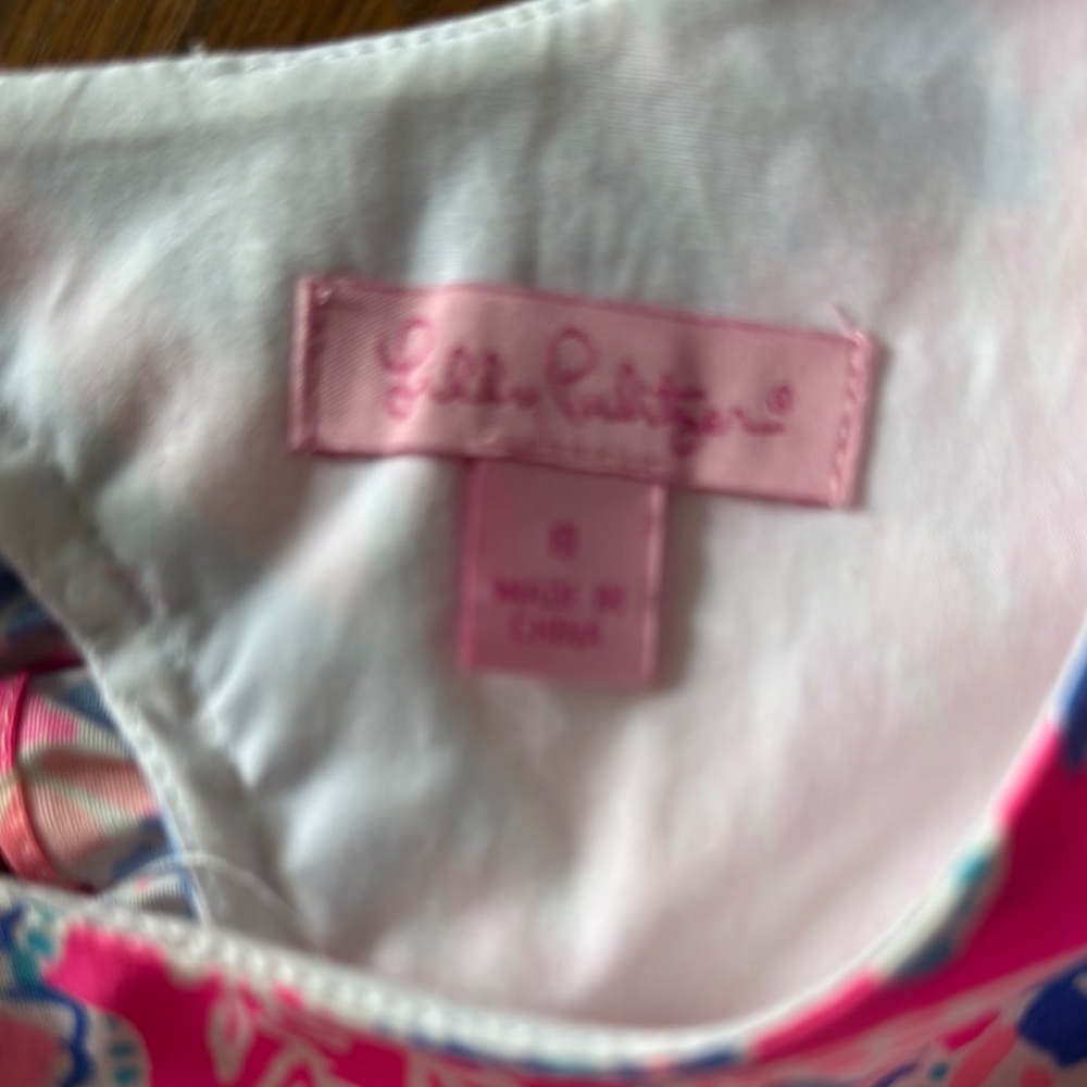 Lilly Pulitzer Pink and Blue Dress - Picture 2 of 4